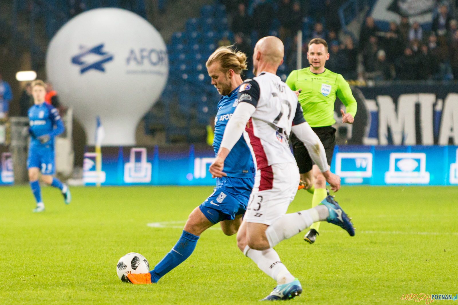 Lech Poznań - Pogoń Szczecin (Christian Gytkjaer, Jarosław Fo Foto: lepszyPOZNAN.pl/Piotr Rychter Lech Poznań - Pogoń Szczecin (Christian Gytkjaer, Jarosław Fo Foto: lepszyPOZNAN.pl/Piotr Rychter