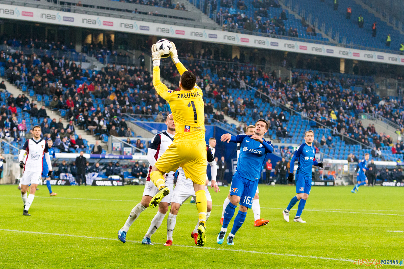 Lech Poznań - Pogoń Szczecin (Łukasz Załuska) Foto: lepszyPOZNAN.pl/Piotr Rychter Lech Poznań - Pogoń Szczecin (Łukasz Załuska) Foto: lepszyPOZNAN.pl/Piotr Rychter