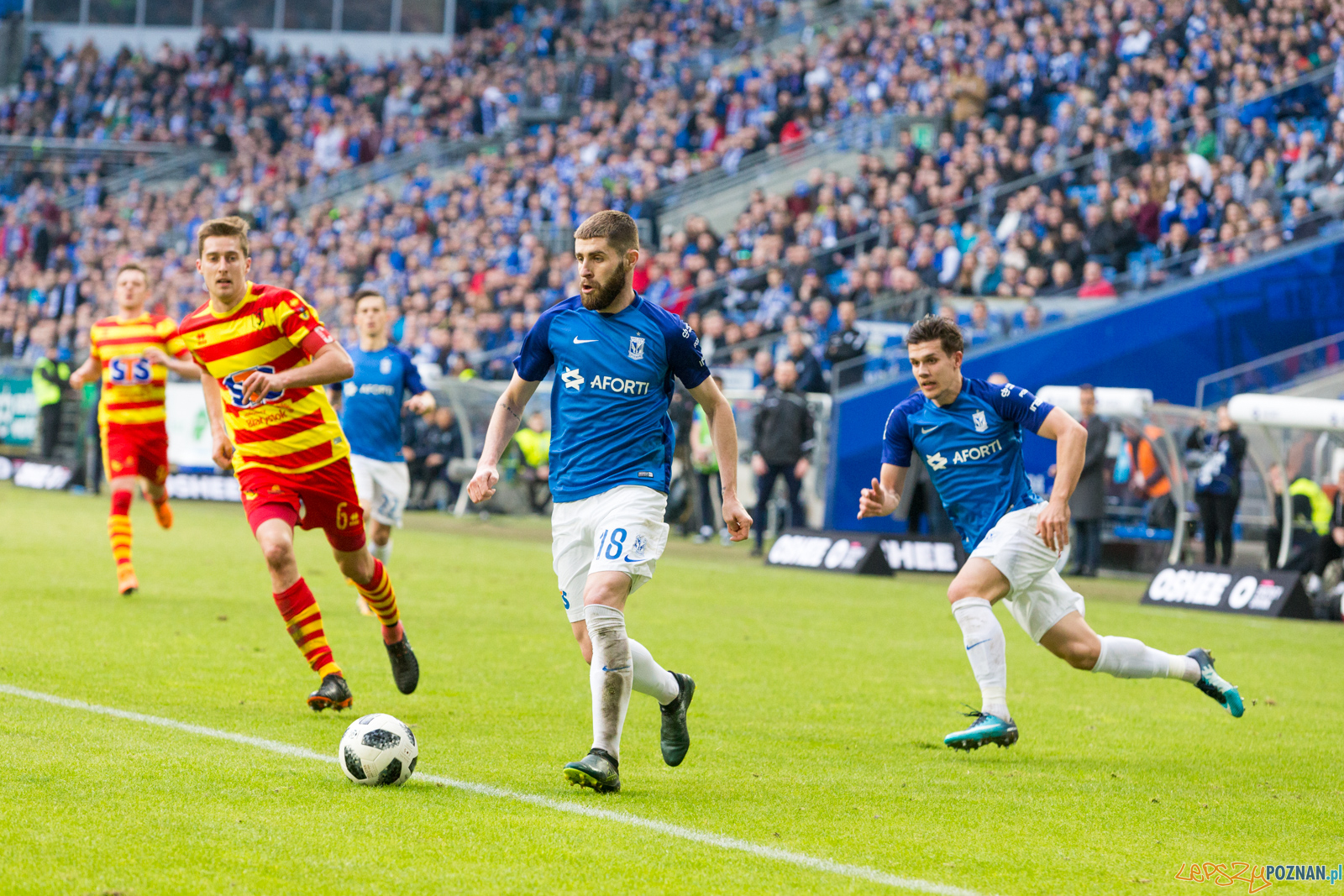 Lech Poznań - Jagiellonia Białystok (Mihai Radut) Foto: lepszyPOZNAN.pl/Piotr Rychter Lech Poznań - Jagiellonia Białystok (Mihai Radut) Foto: lepszyPOZNAN.pl/Piotr Rychter