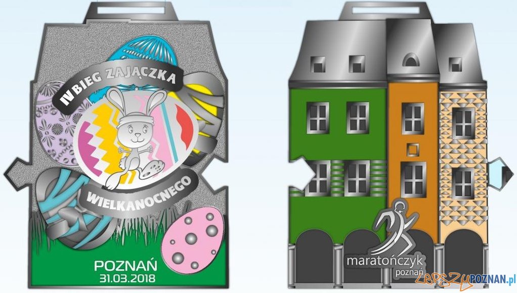 Medal Bieegu Zajączka Wielkanocnego Foto: materiały prasowe Medal Bieegu Zajączka Wielkanocnego Foto: materiały prasowe