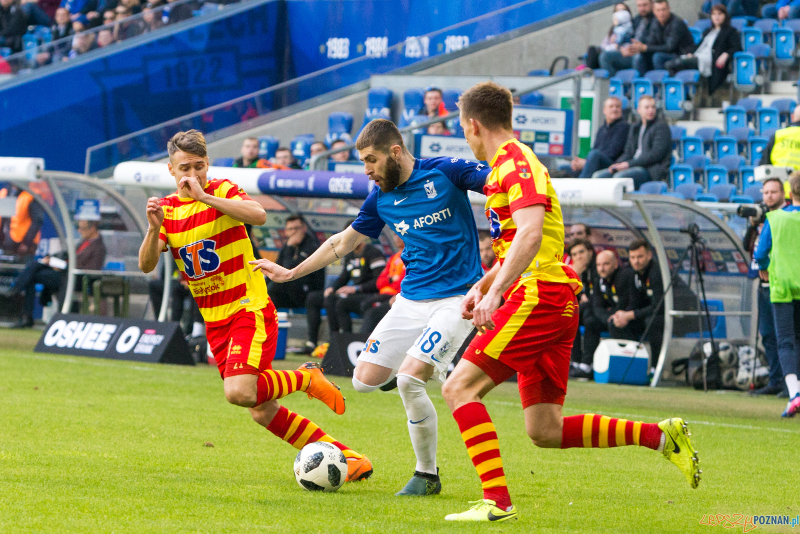 Lech Poznań - Jagiellonia Białystok (Mihai Radut) Foto: lepszyPOZNAN.pl/Piotr Rychter Lech Poznań - Jagiellonia Białystok (Mihai Radut) Foto: lepszyPOZNAN.pl/Piotr Rychter