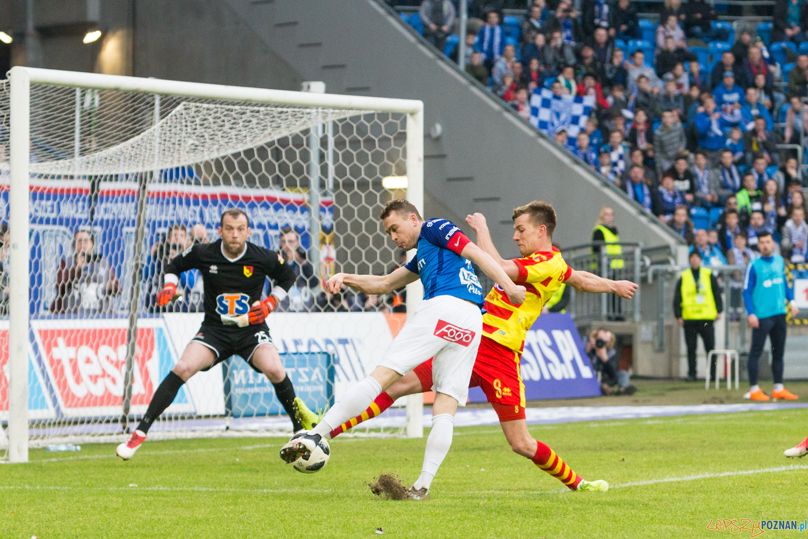 Lech Poznań - Jagiellonia Białystok (Maciej Gajos) Foto: lepszyPOZNAN.pl/Piotr Rychter Lech Poznań - Jagiellonia Białystok (Maciej Gajos) Foto: lepszyPOZNAN.pl/Piotr Rychter