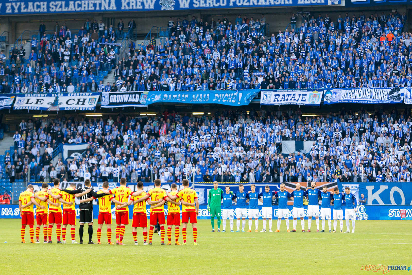 Lech Poznań - Jagiellonia Białystok (najlepsi kibice na świec Foto: lepszyPOZNAN.pl/Piotr Rychter Lech Poznań - Jagiellonia Białystok (najlepsi kibice na świec Foto: lepszyPOZNAN.pl/Piotr Rychter