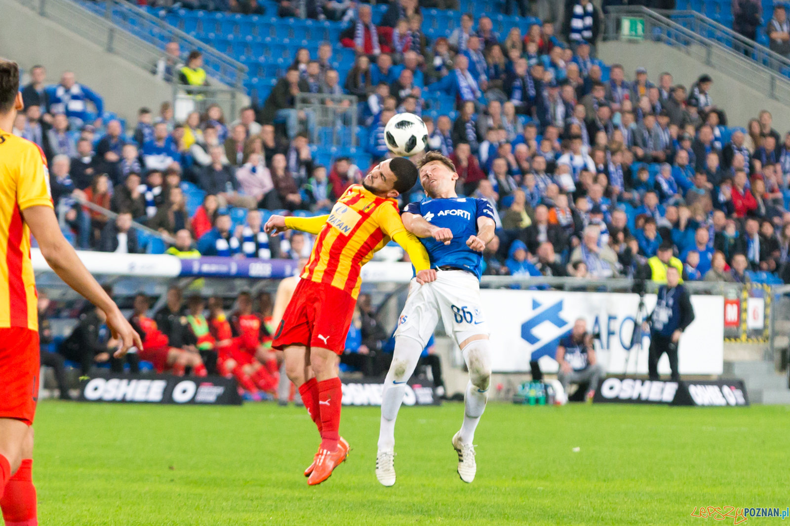 Lech Poznań - Korona Kielce (Radosław Majewski, Nabil Aankour) Foto: lepszyPOZNAN.pl/Piotr Rychter Lech Poznań - Korona Kielce (Radosław Majewski, Nabil Aankour) Foto: lepszyPOZNAN.pl/Piotr Rychter