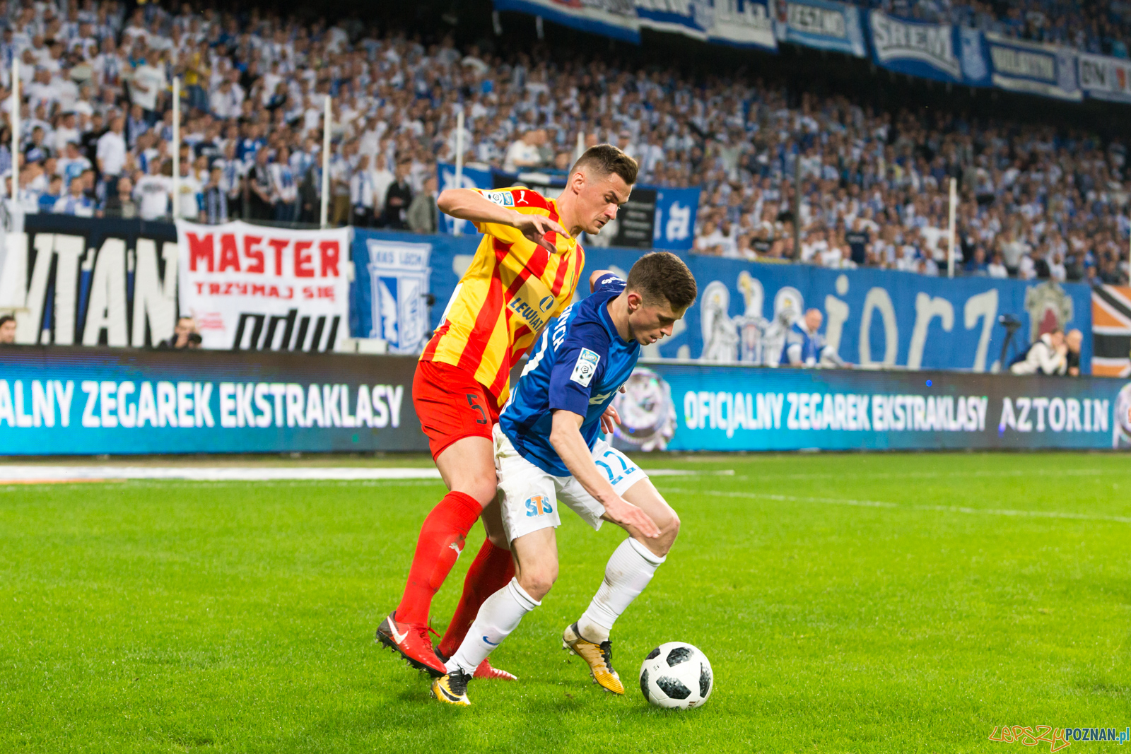 Lech Poznań - Korona Kielce (Volodymyr Kostevych, Adnan Kovacev Foto: lepszyPOZNAN.pl/Piotr Rychter Lech Poznań - Korona Kielce (Volodymyr Kostevych, Adnan Kovacev Foto: lepszyPOZNAN.pl/Piotr Rychter