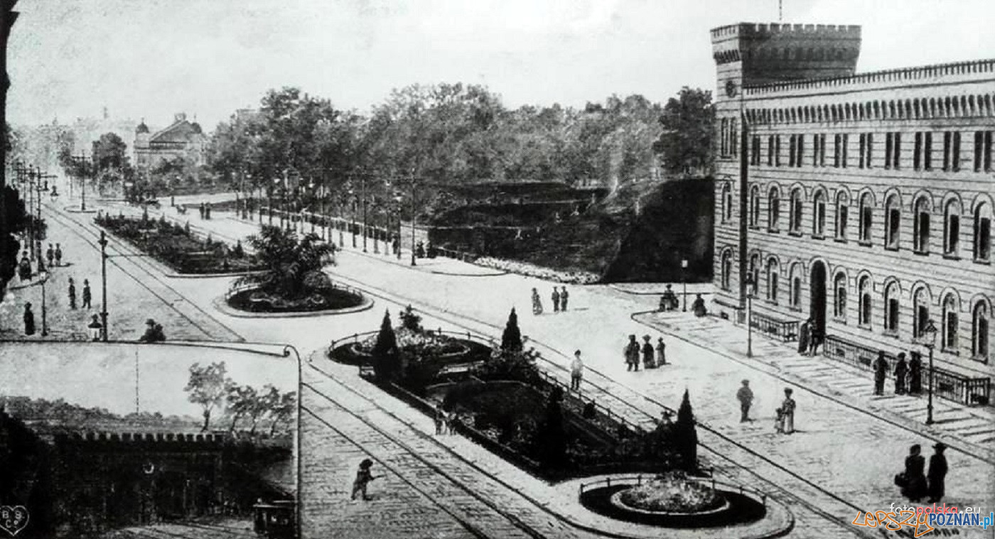 Święty Marcin 1904 - po likwidacji Bramuy Berlinskiej  Foto: Kronika Miasta Poznania 