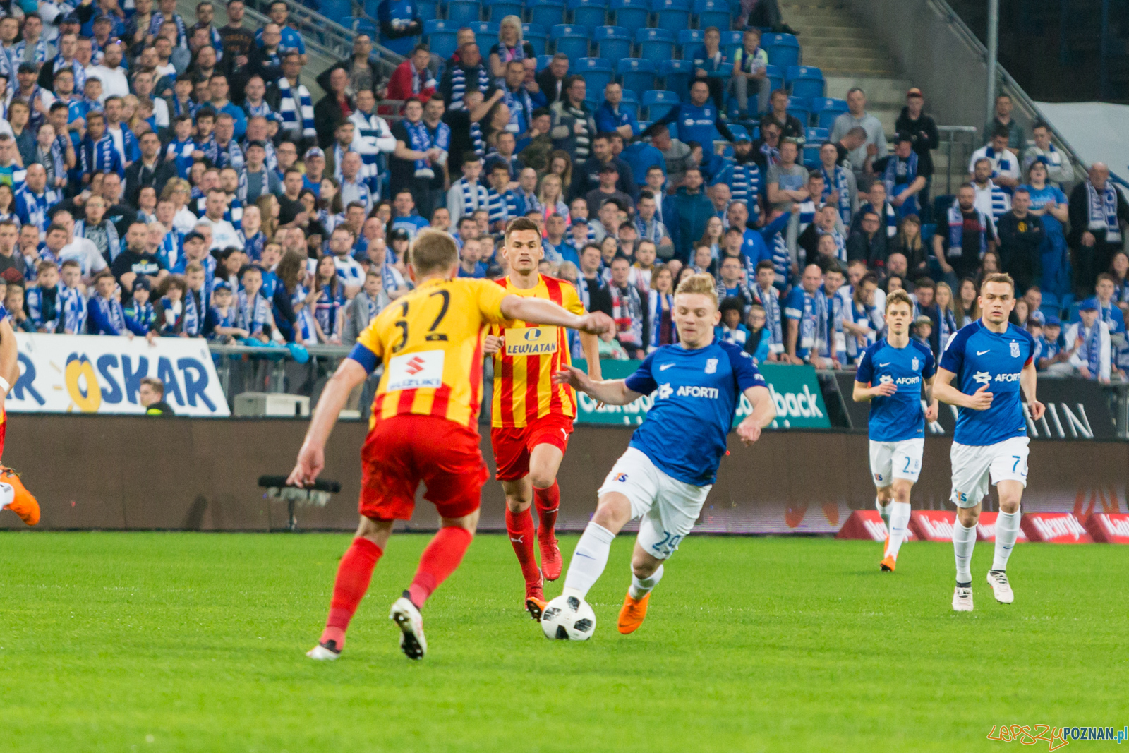 Lech Poznań - Korona Kielce (Kamil Jóźwiak, Radosław Dejmek) Foto: lepszyPOZNAN.pl/Piotr Rychter Lech Poznań - Korona Kielce (Kamil Jóźwiak, Radosław Dejmek) Foto: lepszyPOZNAN.pl/Piotr Rychter
