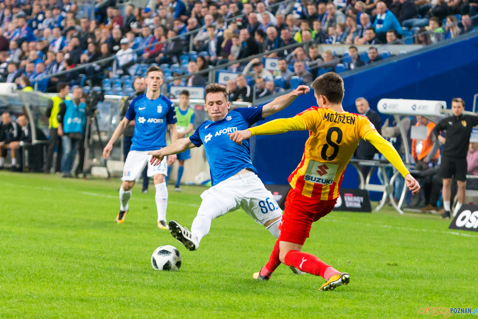 Lech Poznań - Korona Kielce (Radosław Majewski, Mateusz Możd Foto: lepszyPOZNAN.pl/Piotr Rychter Lech Poznań - Korona Kielce (Radosław Majewski, Mateusz Możd Foto: lepszyPOZNAN.pl/Piotr Rychter
