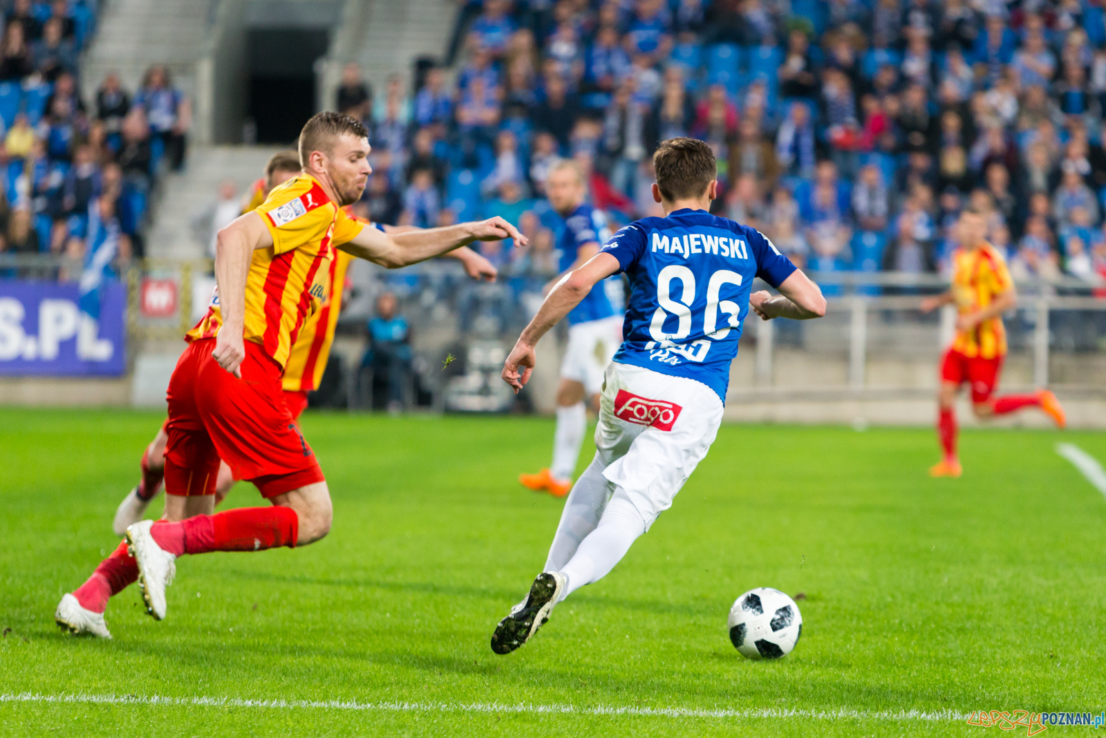 Lech Poznań - Korona Kielce (Radosław Majewski) Foto: lepszyPOZNAN.pl/Piotr Rychter Lech Poznań - Korona Kielce (Radosław Majewski) Foto: lepszyPOZNAN.pl/Piotr Rychter