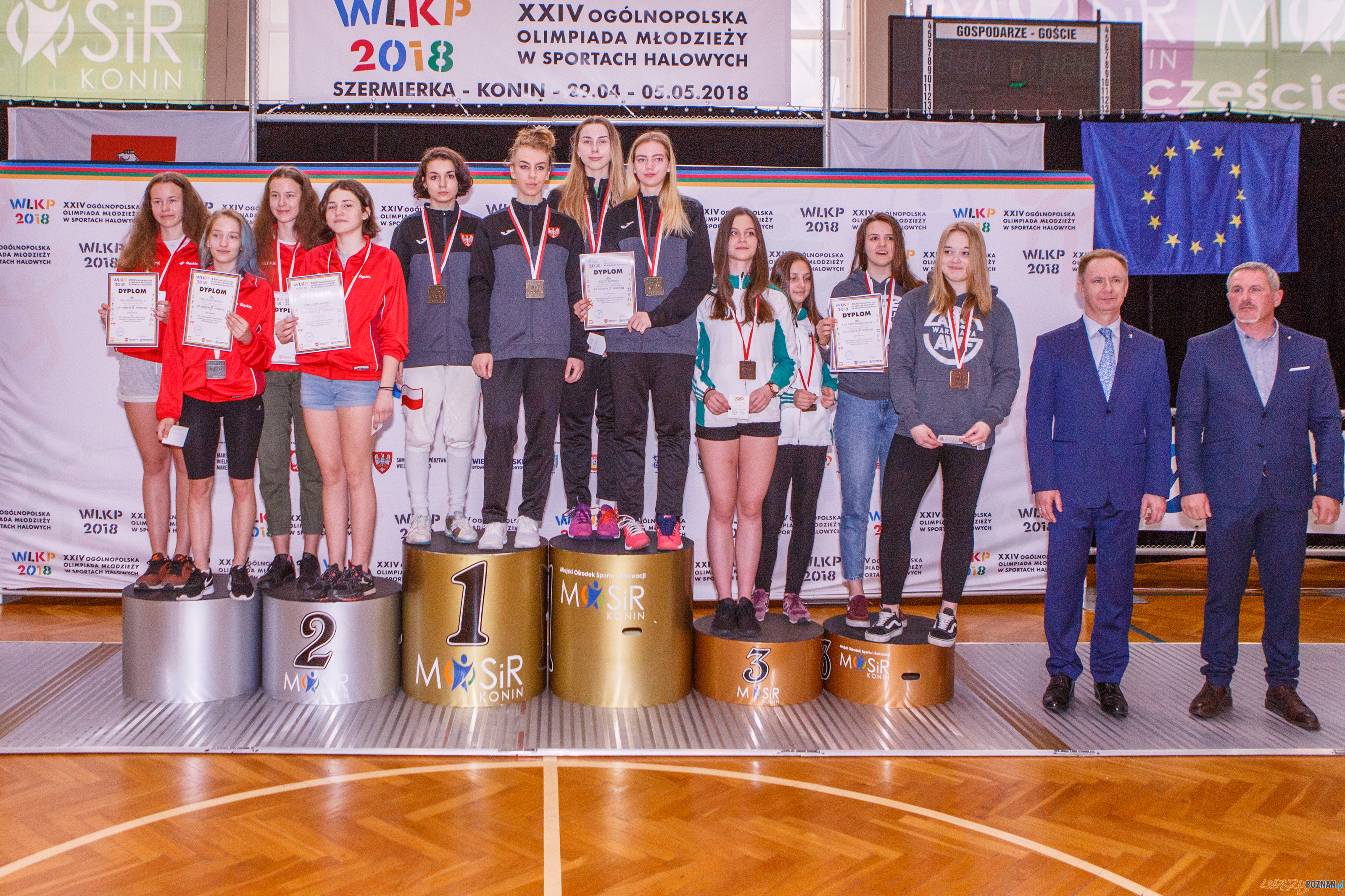Szabla w Koninie - Ogólnopolskie Olimpiady Młodzieży 2018 Foto: Paweł Rychter Szabla w Koninie - Ogólnopolskie Olimpiady Młodzieży 2018 Foto: Paweł Rychter