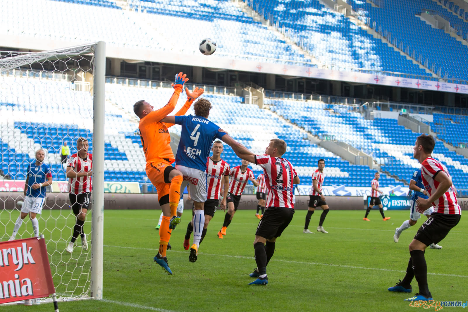 Lech Poznań - Cracovia (Thomas Rogne, Maciej Gostomski) Foto: lepszyPOZNAN.pl/Piotr Rychter Lech Poznań - Cracovia (Thomas Rogne, Maciej Gostomski) Foto: lepszyPOZNAN.pl/Piotr Rychter