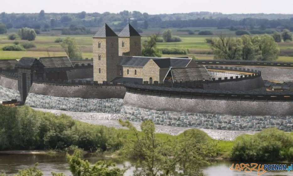 Gród pozański Mieszka I Foto: Wizualizacja Piotr Walichnowski - materiały UMP Gród pozański Mieszka I Foto: Wizualizacja Piotr Walichnowski - materiały UMP