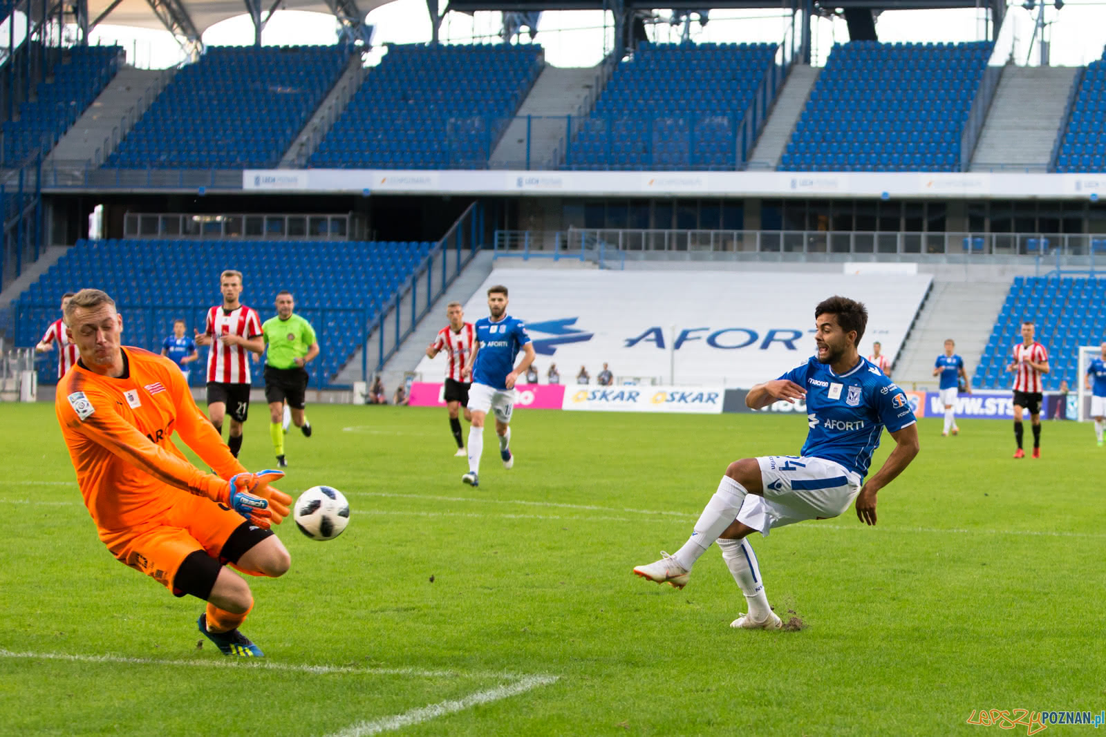 Lech Poznań - Cracovia (Joao Amaral, Maciej Gostomski) Foto: lepszyPOZNAN.pl/Piotr Rychter Lech Poznań - Cracovia (Joao Amaral, Maciej Gostomski) Foto: lepszyPOZNAN.pl/Piotr Rychter