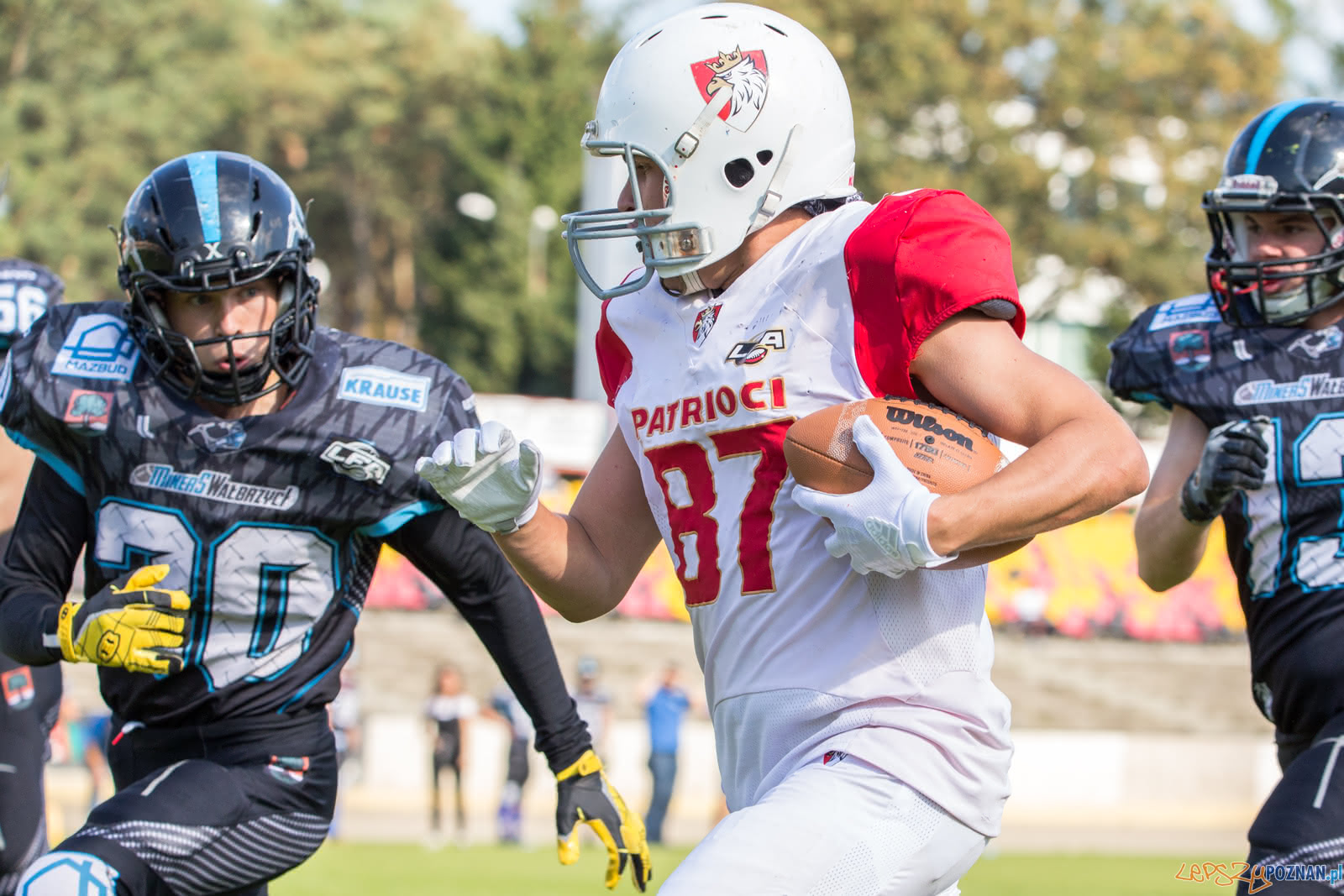 LFA J: Patrioci Poznan - Miners Wałbrzych 22:0 - Golęcin - Poz Foto: LepszyPOZNAN.pl / Paweł Rychter LFA J: Patrioci Poznan - Miners Wałbrzych 22:0 - Golęcin - Poz Foto: LepszyPOZNAN.pl / Paweł Rychter