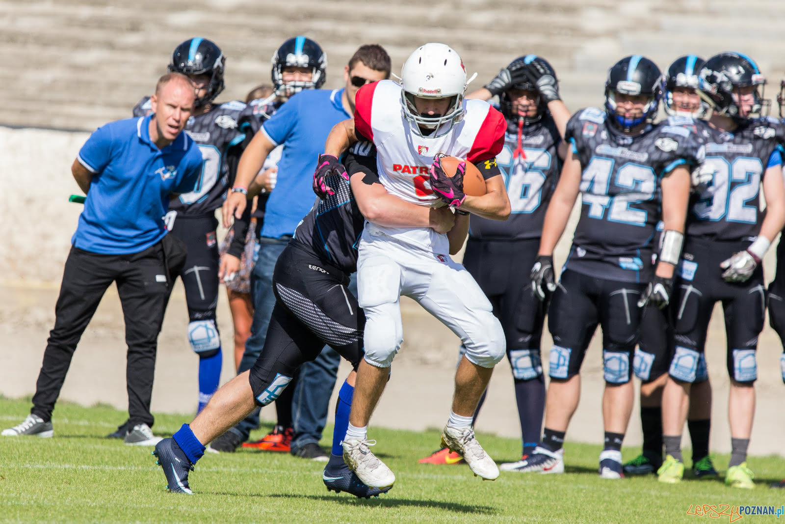 LFA J: Patrioci Poznan - Miners Wałbrzych 22:0 - Golęcin - Poz Foto: LepszyPOZNAN.pl / Paweł Rychter LFA J: Patrioci Poznan - Miners Wałbrzych 22:0 - Golęcin - Poz Foto: LepszyPOZNAN.pl / Paweł Rychter