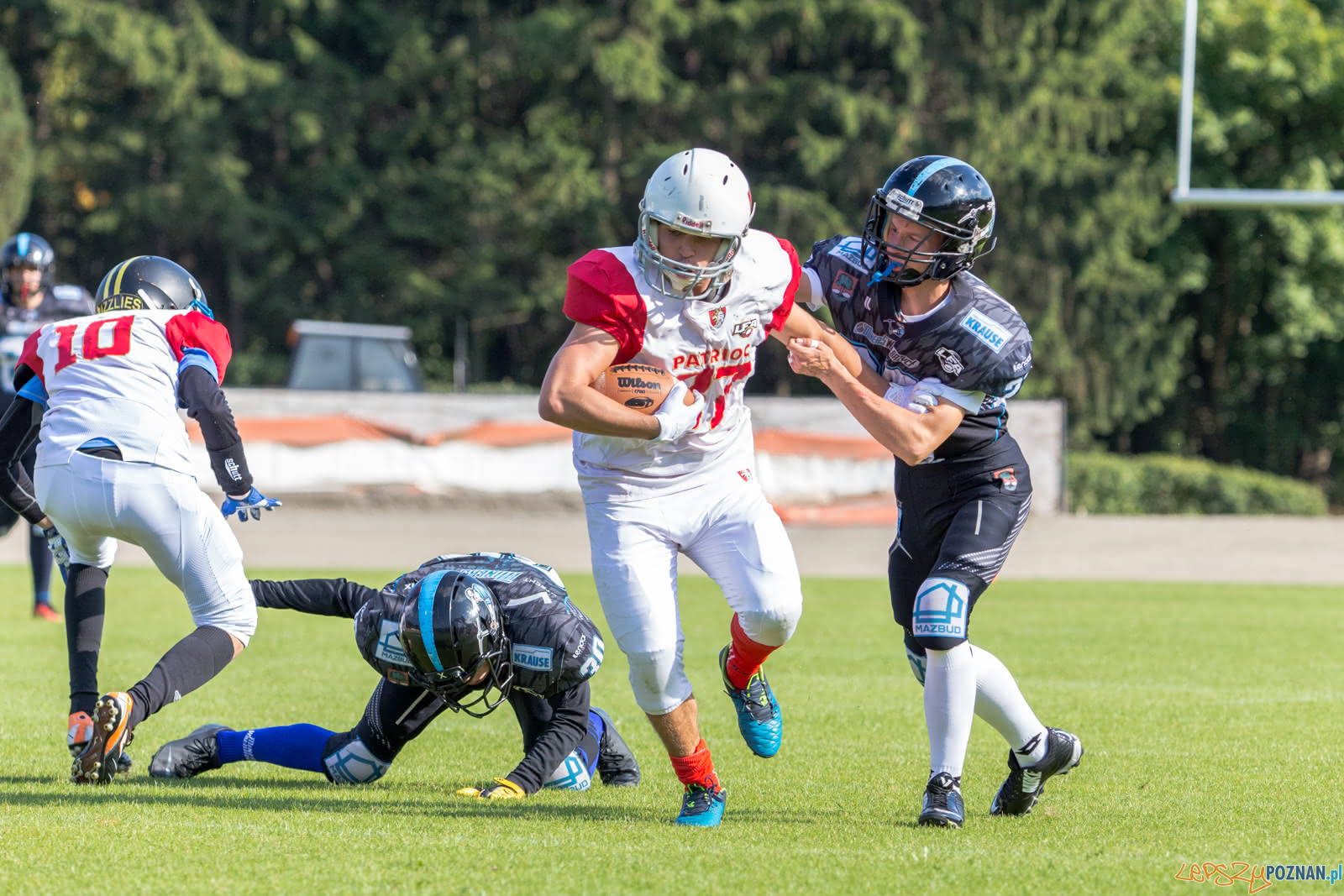 LFA J: Patrioci Poznan - Miners Wałbrzych 22:0 - Golęcin - Poz Foto: LepszyPOZNAN.pl / Paweł Rychter LFA J: Patrioci Poznan - Miners Wałbrzych 22:0 - Golęcin - Poz Foto: LepszyPOZNAN.pl / Paweł Rychter