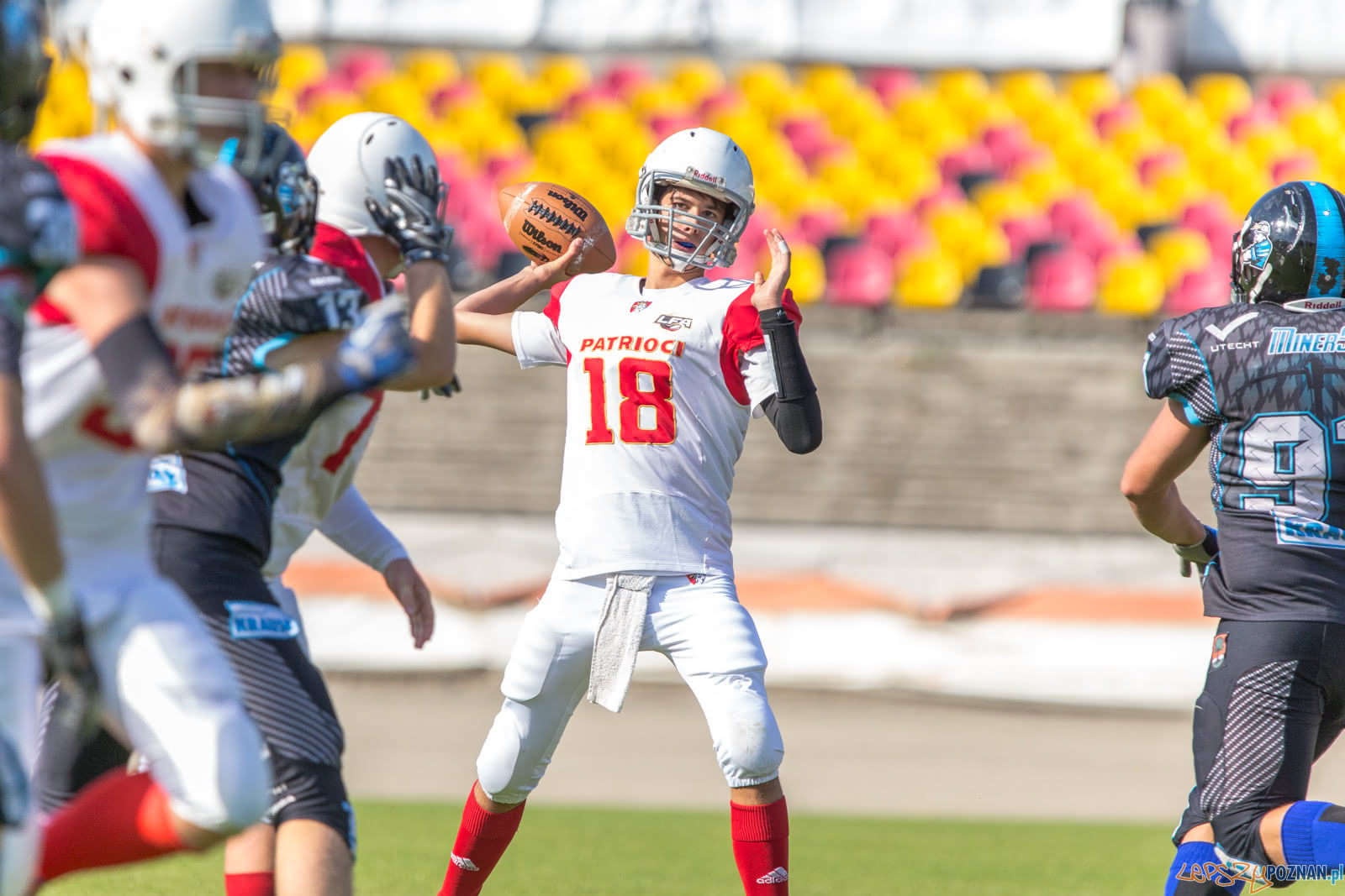 LFA J: Patrioci Poznan - Miners Wałbrzych 22:0 - Golęcin - Poz Foto: LepszyPOZNAN.pl / Paweł Rychter LFA J: Patrioci Poznan - Miners Wałbrzych 22:0 - Golęcin - Poz Foto: LepszyPOZNAN.pl / Paweł Rychter