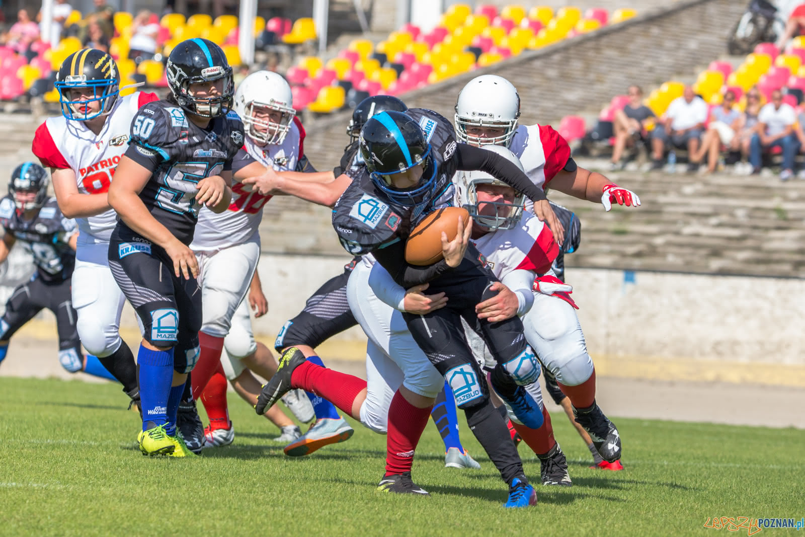 LFA J: Patrioci Poznan - Miners Wałbrzych 22:0 - Golęcin - Poz Foto: LepszyPOZNAN.pl / Paweł Rychter LFA J: Patrioci Poznan - Miners Wałbrzych 22:0 - Golęcin - Poz Foto: LepszyPOZNAN.pl / Paweł Rychter