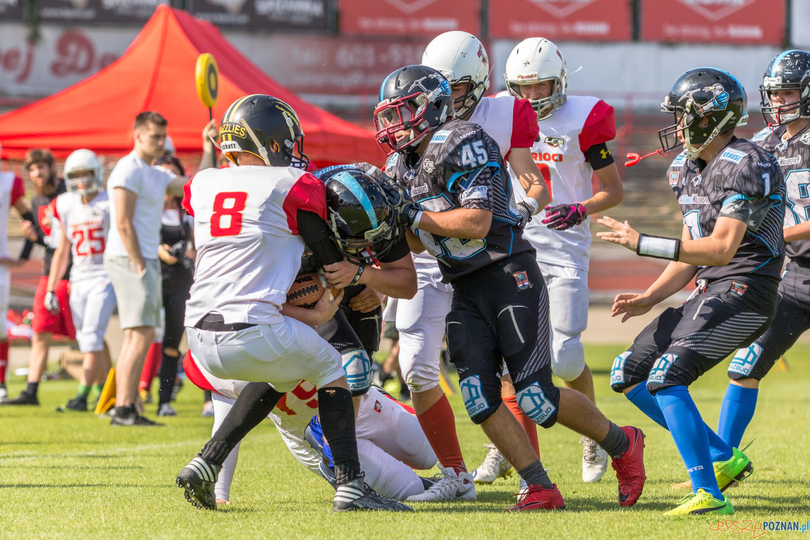 LFA J: Patrioci Poznan - Miners Wałbrzych 22:0 - Golęcin - Poz Foto: LepszyPOZNAN.pl / Paweł Rychter LFA J: Patrioci Poznan - Miners Wałbrzych 22:0 - Golęcin - Poz Foto: LepszyPOZNAN.pl / Paweł Rychter