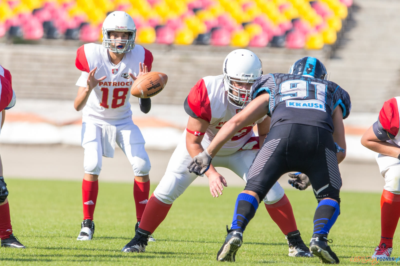 LFA J: Patrioci Poznan - Miners Wałbrzych 22:0 - Golęcin - Poz Foto: LepszyPOZNAN.pl / Paweł Rychter LFA J: Patrioci Poznan - Miners Wałbrzych 22:0 - Golęcin - Poz Foto: LepszyPOZNAN.pl / Paweł Rychter