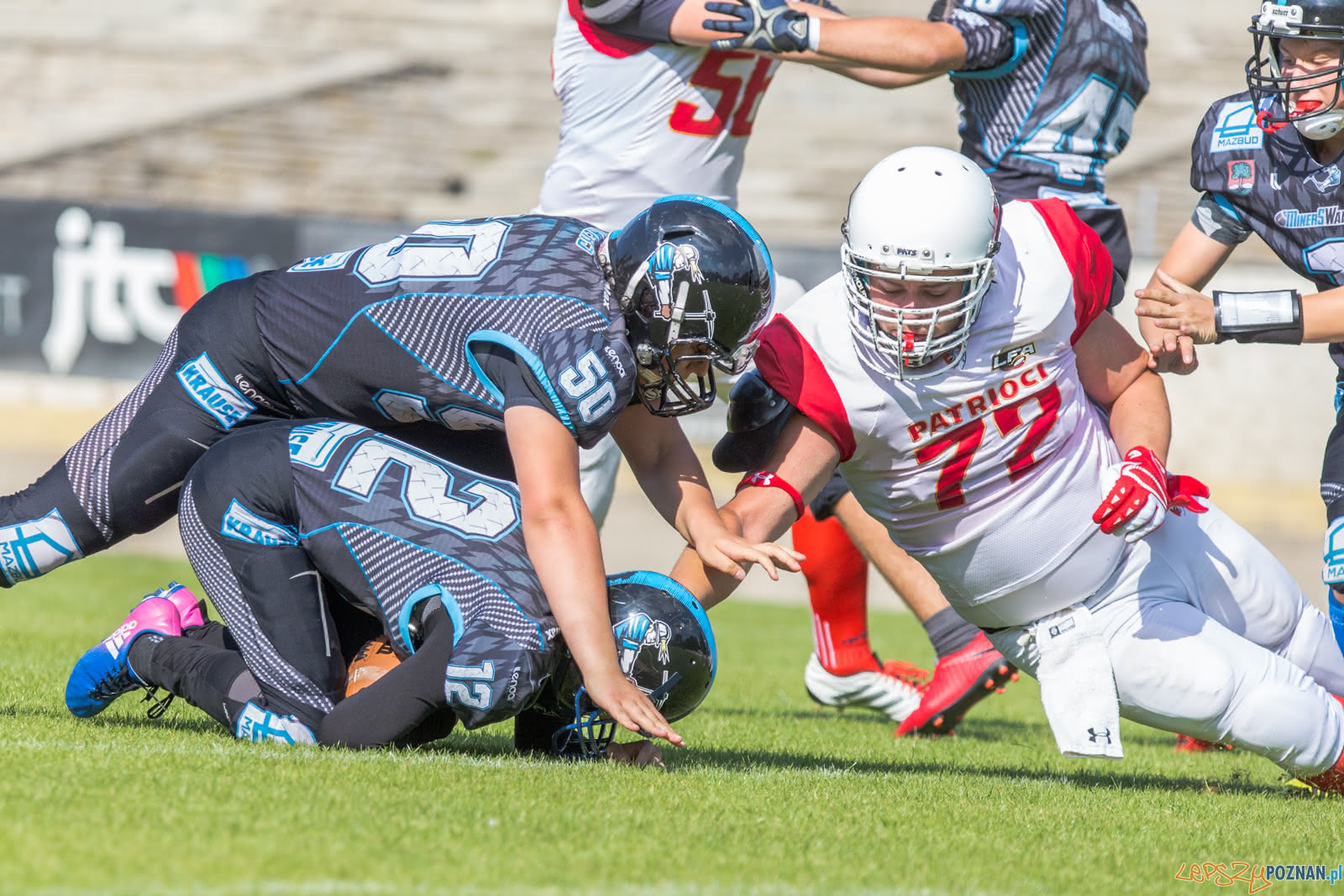 LFA J: Patrioci Poznan - Miners Wałbrzych 22:0 - Golęcin - Poz Foto: LepszyPOZNAN.pl / Paweł Rychter LFA J: Patrioci Poznan - Miners Wałbrzych 22:0 - Golęcin - Poz Foto: LepszyPOZNAN.pl / Paweł Rychter