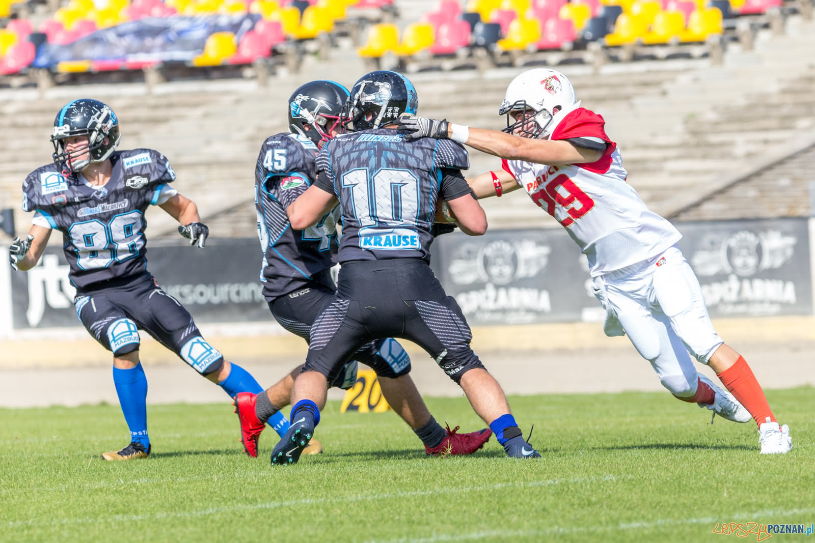 LFA J: Patrioci Poznan - Miners Wałbrzych 22:0 - Golęcin - Poz Foto: LepszyPOZNAN.pl / Paweł Rychter LFA J: Patrioci Poznan - Miners Wałbrzych 22:0 - Golęcin - Poz Foto: LepszyPOZNAN.pl / Paweł Rychter