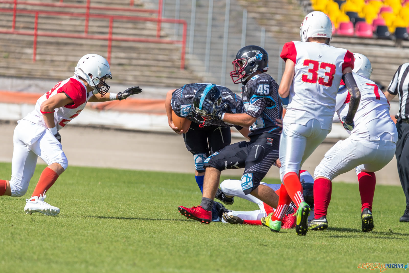 LFA J: Patrioci Poznan - Miners Wałbrzych 22:0 - Golęcin - Poz Foto: LepszyPOZNAN.pl / Paweł Rychter LFA J: Patrioci Poznan - Miners Wałbrzych 22:0 - Golęcin - Poz Foto: LepszyPOZNAN.pl / Paweł Rychter