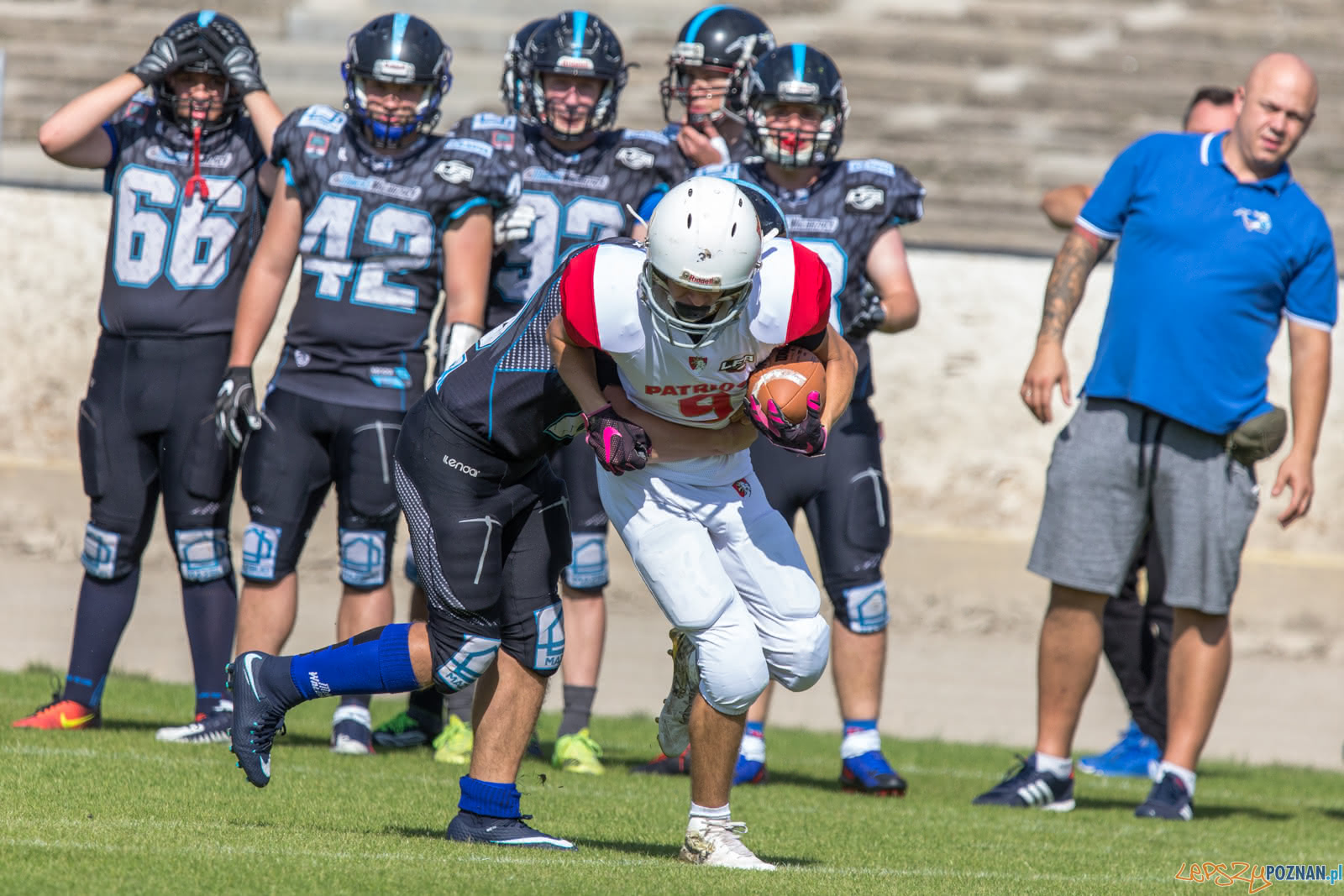 LFA J: Patrioci Poznan - Miners Wałbrzych 22:0 - Golęcin - Poz Foto: LepszyPOZNAN.pl / Paweł Rychter LFA J: Patrioci Poznan - Miners Wałbrzych 22:0 - Golęcin - Poz Foto: LepszyPOZNAN.pl / Paweł Rychter