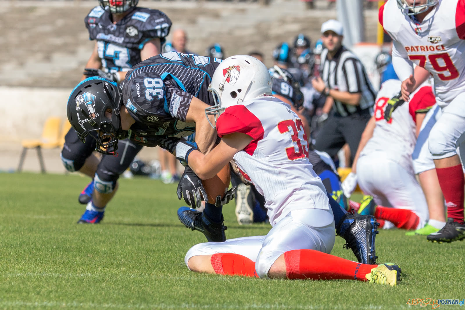 LFA J: Patrioci Poznan - Miners Wałbrzych 22:0 - Golęcin - Poz Foto: LepszyPOZNAN.pl / Paweł Rychter LFA J: Patrioci Poznan - Miners Wałbrzych 22:0 - Golęcin - Poz Foto: LepszyPOZNAN.pl / Paweł Rychter