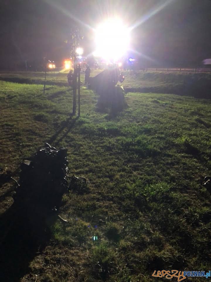 Śmiertelny wypadek na S5 Foto: OSP Kleszczewo Śmiertelny wypadek na S5 Foto: OSP Kleszczewo