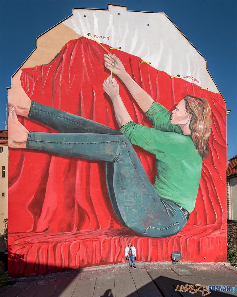 Mural Nowowiejskiego Foto: M. Zakrzewski Fundacja Malta / materiały prasowe Mural Nowowiejskiego Foto: M. Zakrzewski Fundacja Malta / materiały prasowe