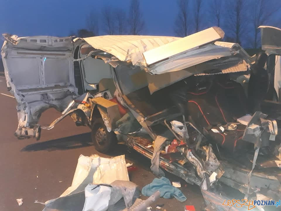 Śmiertelny wypadek na A2 Foto: OSP Gozdowo Śmiertelny wypadek na A2 Foto: OSP Gozdowo