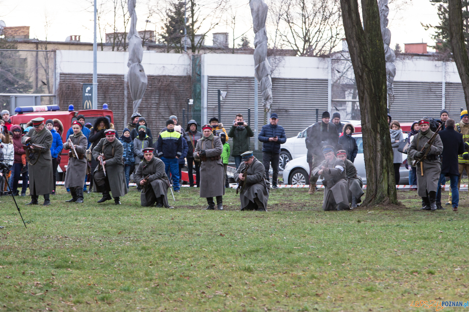100 lecie zdobycia Ławicy - inscenizacja Foto: lepszyPOZNAN.pl/Piotr Rychter 100 lecie zdobycia Ławicy - inscenizacja Foto: lepszyPOZNAN.pl/Piotr Rychter