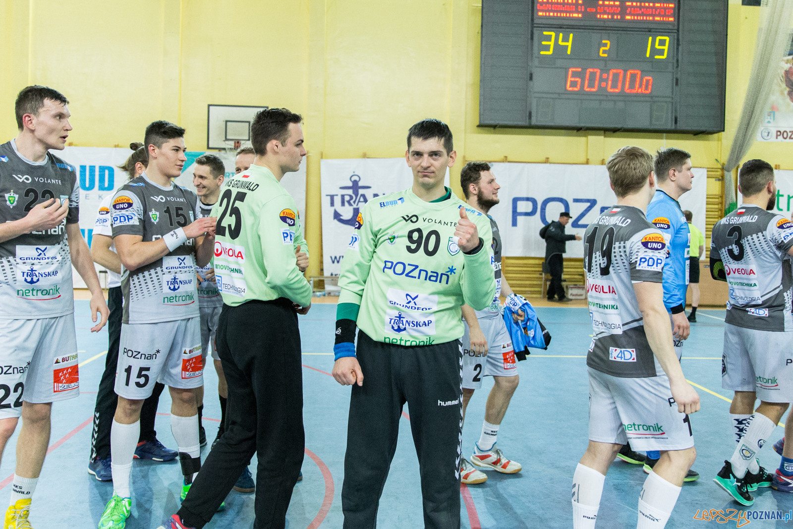 WKS Grunwald - ASPR Zawadzkie 34:19 - Poznań 13.02.2019 r. Foto: LepszyPOZNAN.pl / Paweł Rychter WKS Grunwald - ASPR Zawadzkie 34:19 - Poznań 13.02.2019 r. Foto: LepszyPOZNAN.pl / Paweł Rychter