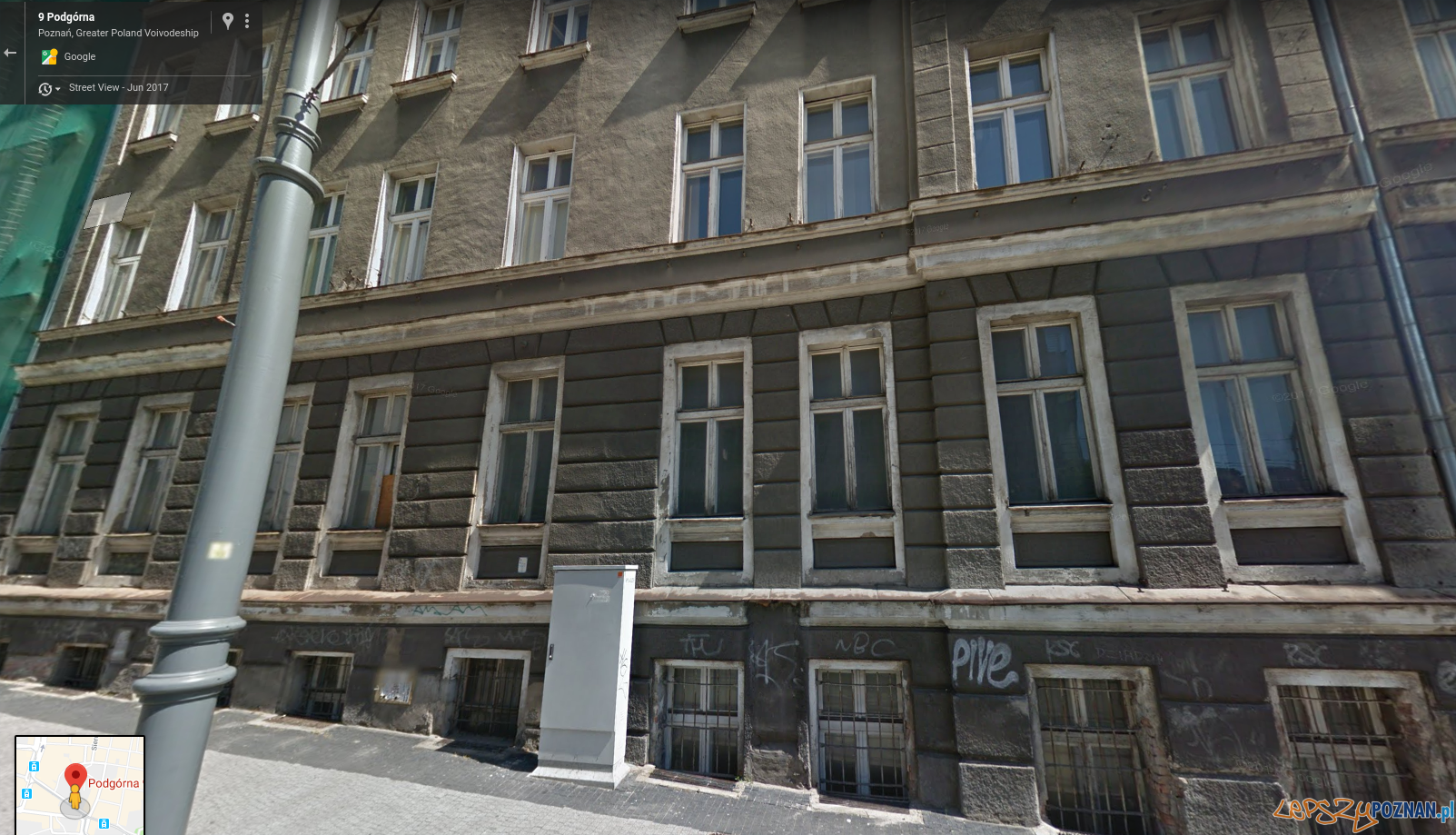 Podgórna 9 Foto: google.com / lepszyPOZNAN>pl Podgórna 9 Foto: google.com / lepszyPOZNAN>pl