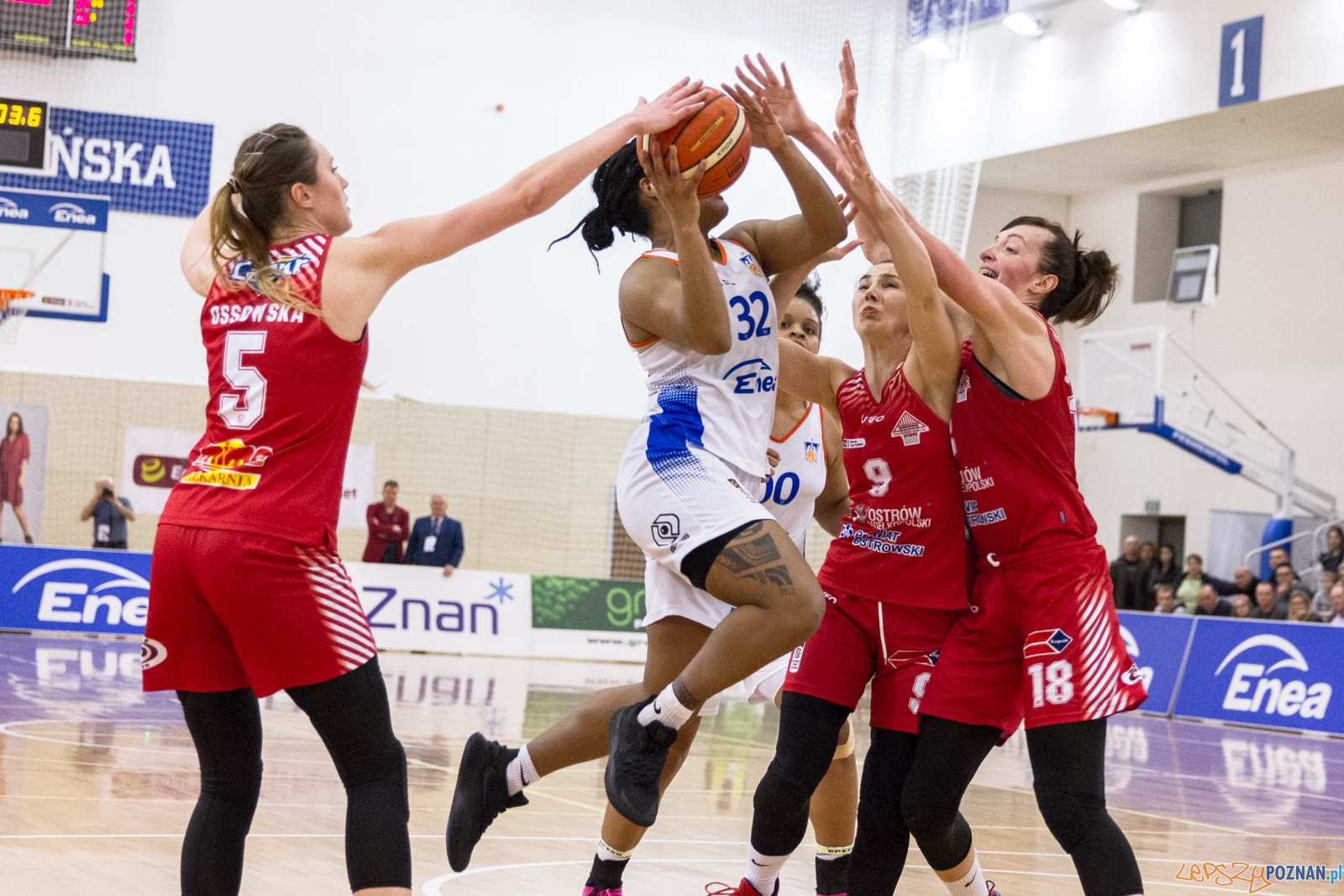 Enea AZS Poznań – TS Ostrovia Ostrów Wlkp. 69:68 - Poznań 2 Foto: LepszyPOZNAN.pl / Paweł Rychter Enea AZS Poznań – TS Ostrovia Ostrów Wlkp. 69:68 - Poznań 2 Foto: LepszyPOZNAN.pl / Paweł Rychter