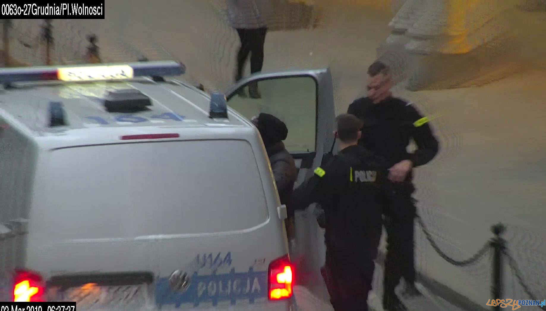 Zatrzymany graficiarz Foto: materiały prasowe / Straż Miejska Zatrzymany graficiarz Foto: materiały prasowe / Straż Miejska