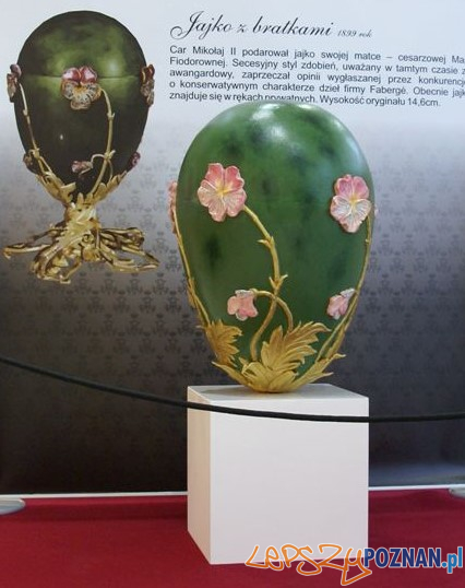 Jaja Fabergé w Galerii Malta Foto: materiały prasowe Jaja Fabergé w Galerii Malta Foto: materiały prasowe