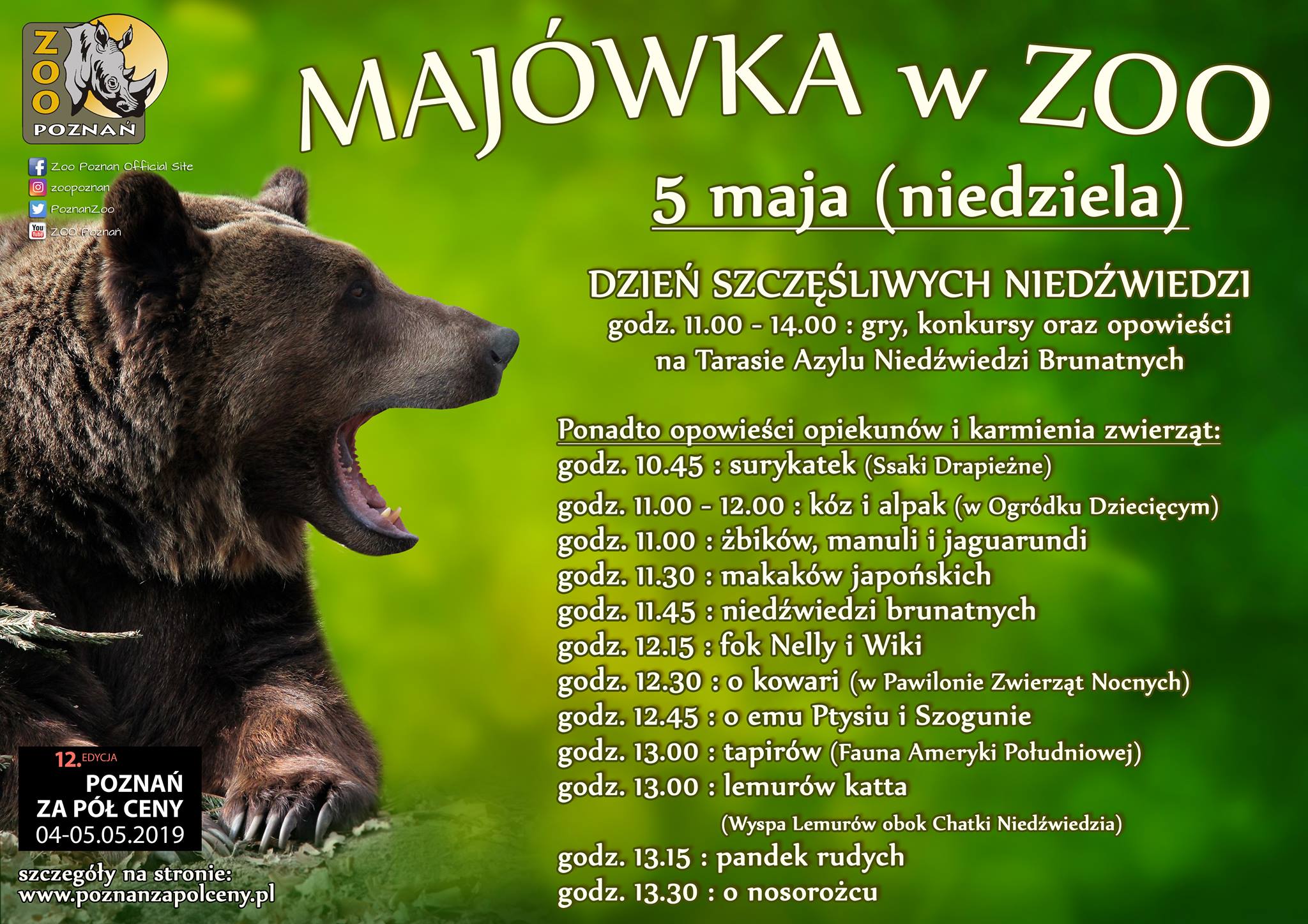 Majówka w Zoo Foto: materiały prasowe Majówka w Zoo Foto: materiały prasowe