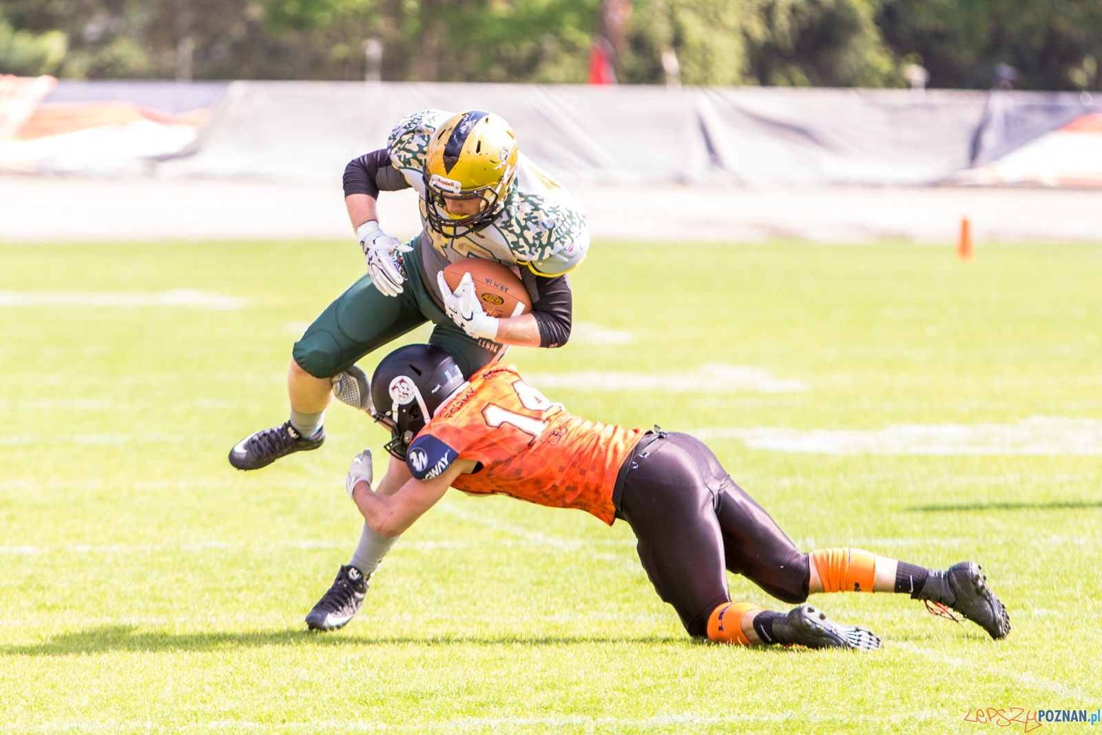 Futbol amerykański: Armia Poznań - Olsztyn Lakers 45:21 - Pozn Foto: LepszyPOZNAN.pl / Paweł Rychter Futbol amerykański: Armia Poznań - Olsztyn Lakers 45:21 - Pozn Foto: LepszyPOZNAN.pl / Paweł Rychter