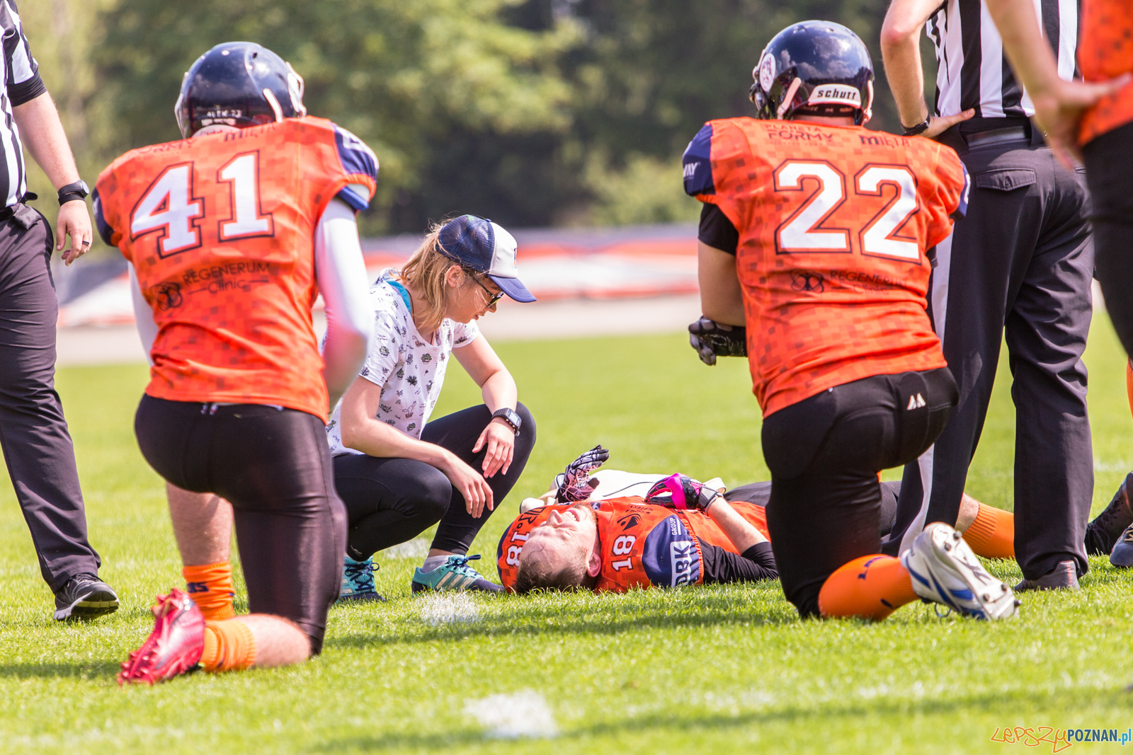 Futbol amerykański: Armia Poznań - Olsztyn Lakers 45:21 - Pozn Foto: LepszyPOZNAN.pl / Paweł Rychter Futbol amerykański: Armia Poznań - Olsztyn Lakers 45:21 - Pozn Foto: LepszyPOZNAN.pl / Paweł Rychter