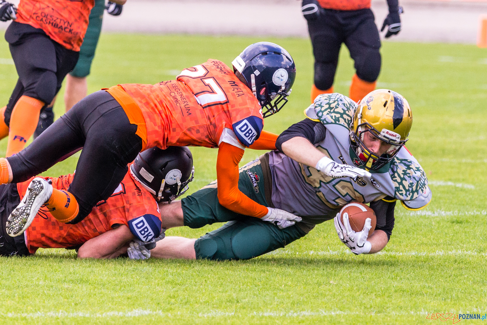 Futbol amerykański: Armia Poznań - Olsztyn Lakers 45:21 - Pozn Foto: LepszyPOZNAN.pl / Paweł Rychter Futbol amerykański: Armia Poznań - Olsztyn Lakers 45:21 - Pozn Foto: LepszyPOZNAN.pl / Paweł Rychter