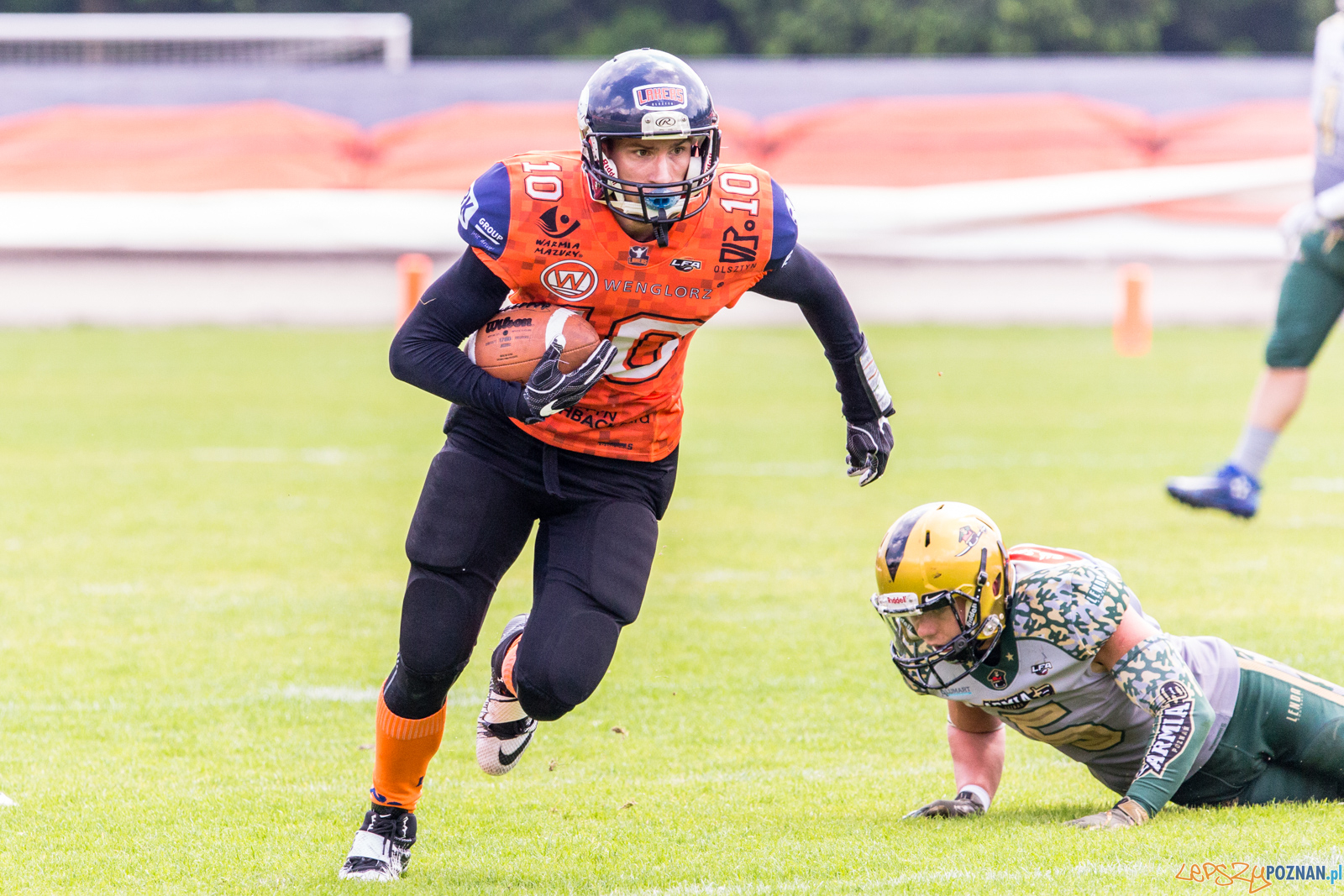 Futbol amerykański: Armia Poznań - Olsztyn Lakers 45:21 - Pozn Foto: LepszyPOZNAN.pl / Paweł Rychter Futbol amerykański: Armia Poznań - Olsztyn Lakers 45:21 - Pozn Foto: LepszyPOZNAN.pl / Paweł Rychter