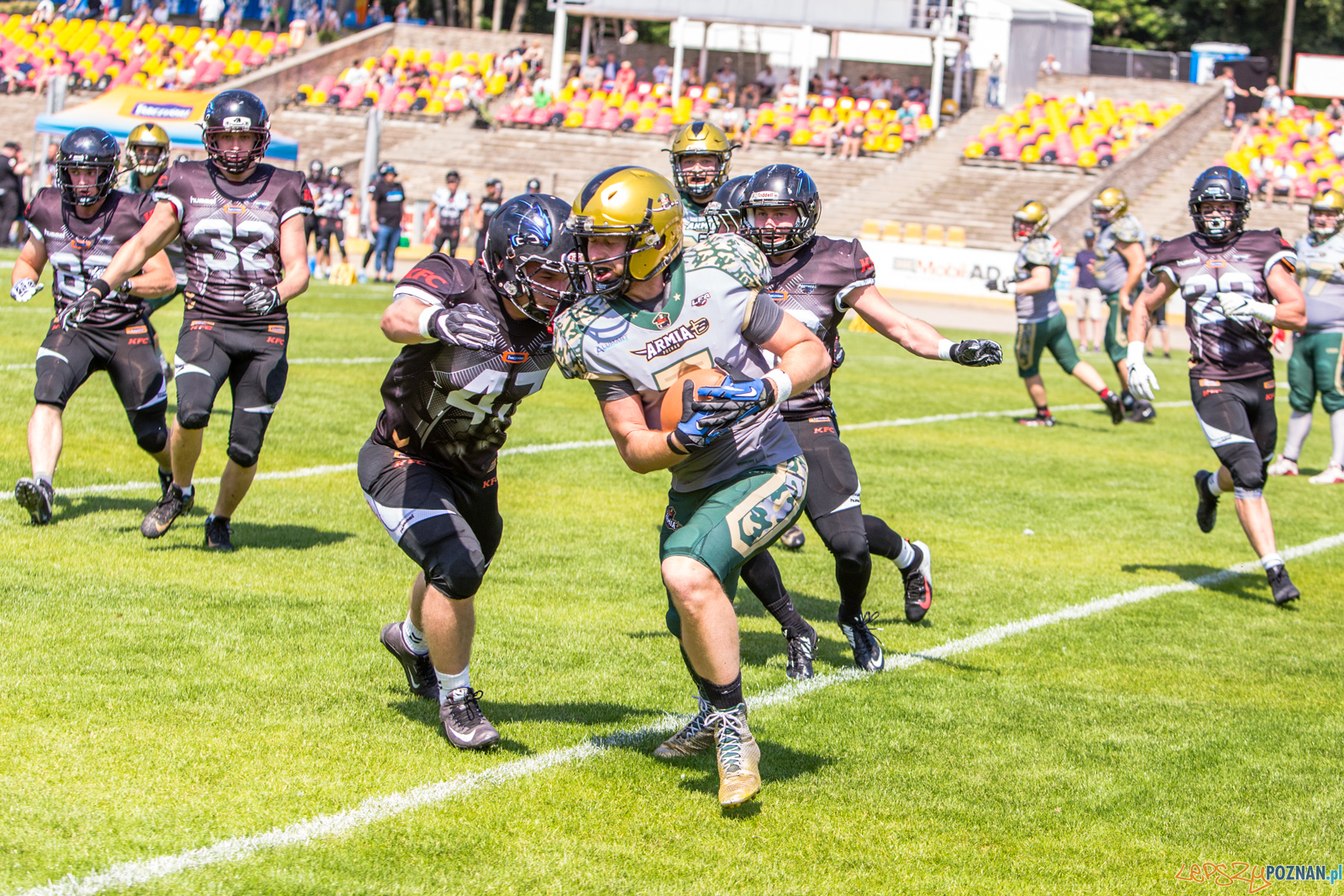 Armia Poznań - Wrocław Panthers 14:42 - Poznań 2.06.2019 r. Foto: LepszyPOZNAN.pl / Paweł Rychter Armia Poznań - Wrocław Panthers 14:42 - Poznań 2.06.2019 r. Foto: LepszyPOZNAN.pl / Paweł Rychter