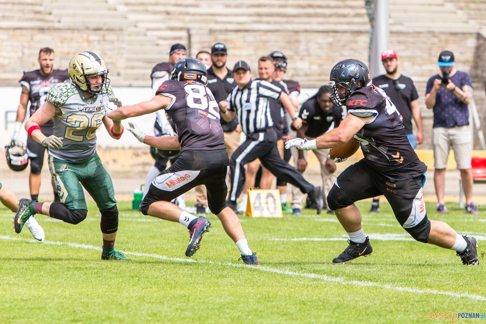 Armia Poznań - Wrocław Panthers 14:42 - Poznań 2.06.2019 r. Foto: LepszyPOZNAN.pl / Paweł Rychter Armia Poznań - Wrocław Panthers 14:42 - Poznań 2.06.2019 r. Foto: LepszyPOZNAN.pl / Paweł Rychter