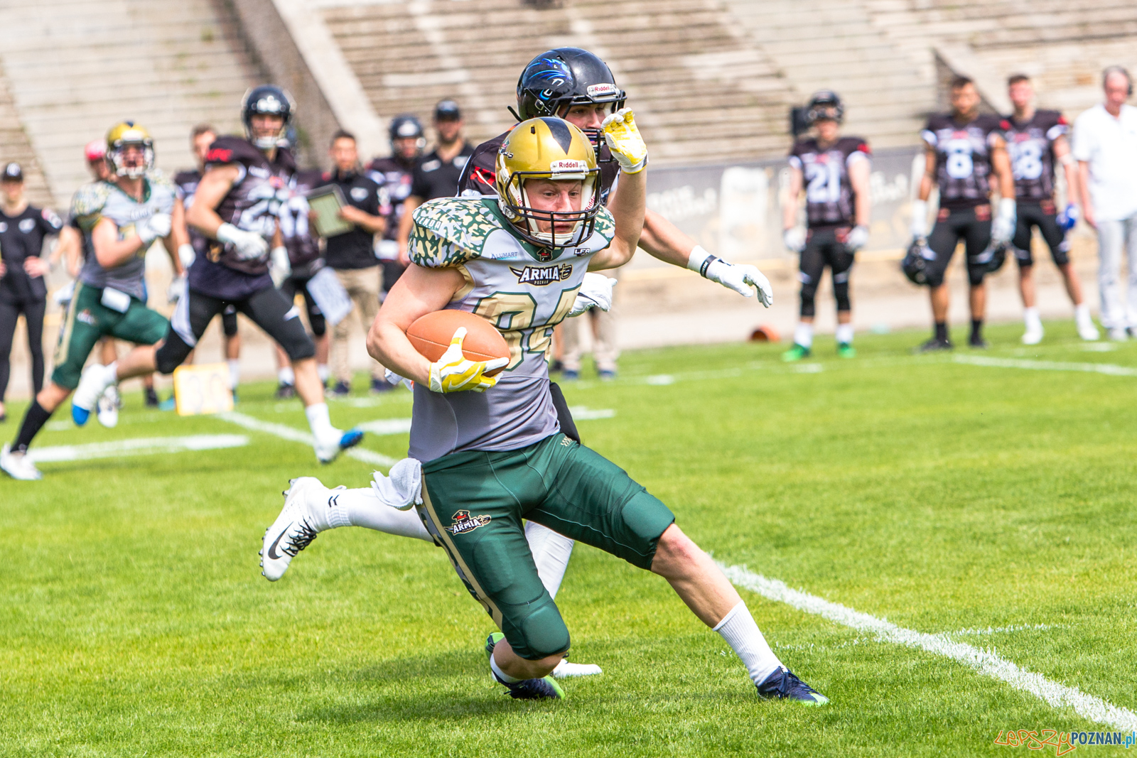 Armia Poznań - Wrocław Panthers 14:42 - Poznań 2.06.2019 r. Foto: LepszyPOZNAN.pl / Paweł Rychter Armia Poznań - Wrocław Panthers 14:42 - Poznań 2.06.2019 r. Foto: LepszyPOZNAN.pl / Paweł Rychter