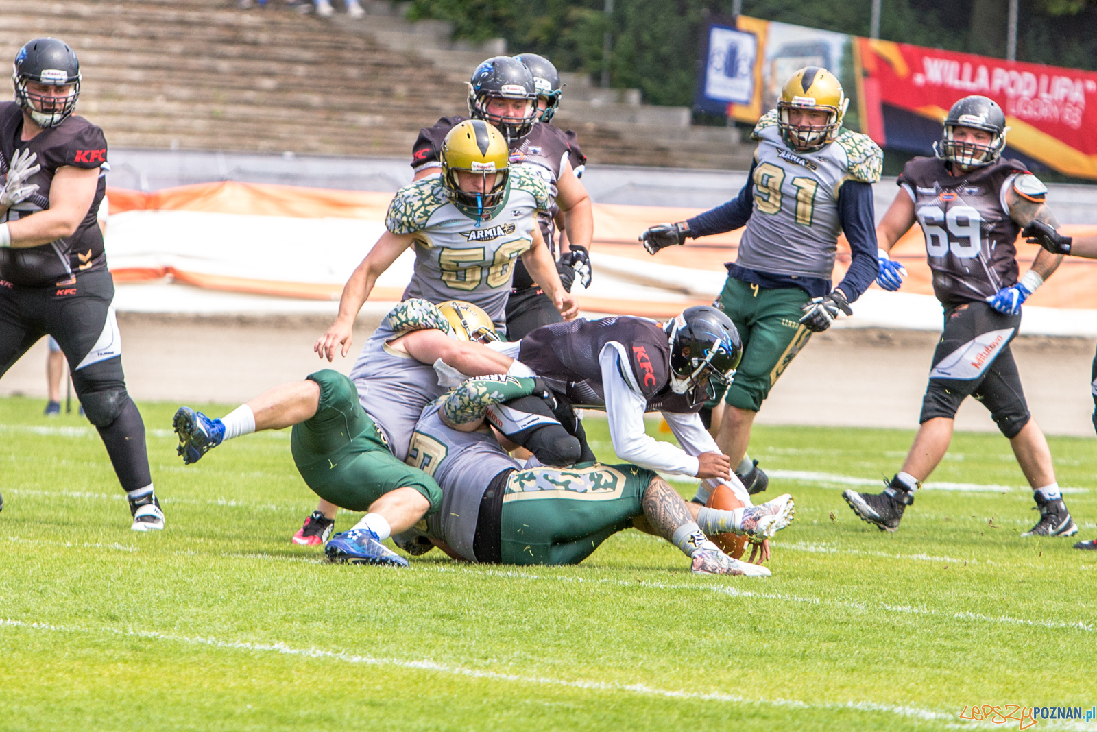 Armia Poznań - Wrocław Panthers 14:42 - Poznań 2.06.2019 r. Foto: LepszyPOZNAN.pl / Paweł Rychter Armia Poznań - Wrocław Panthers 14:42 - Poznań 2.06.2019 r. Foto: LepszyPOZNAN.pl / Paweł Rychter