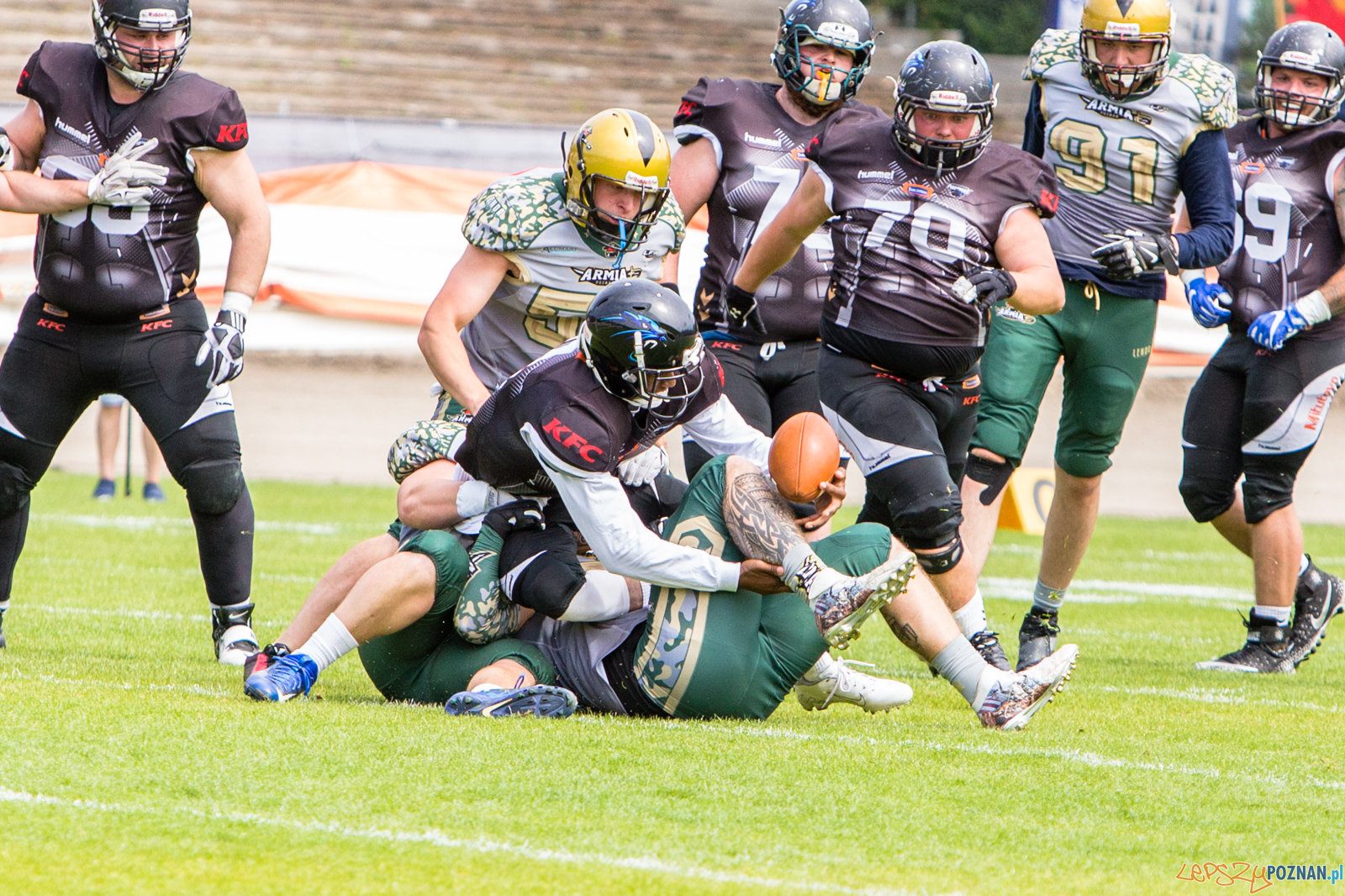 Armia Poznań - Wrocław Panthers 14:42 - Poznań 2.06.2019 r. Foto: LepszyPOZNAN.pl / Paweł Rychter Armia Poznań - Wrocław Panthers 14:42 - Poznań 2.06.2019 r. Foto: LepszyPOZNAN.pl / Paweł Rychter