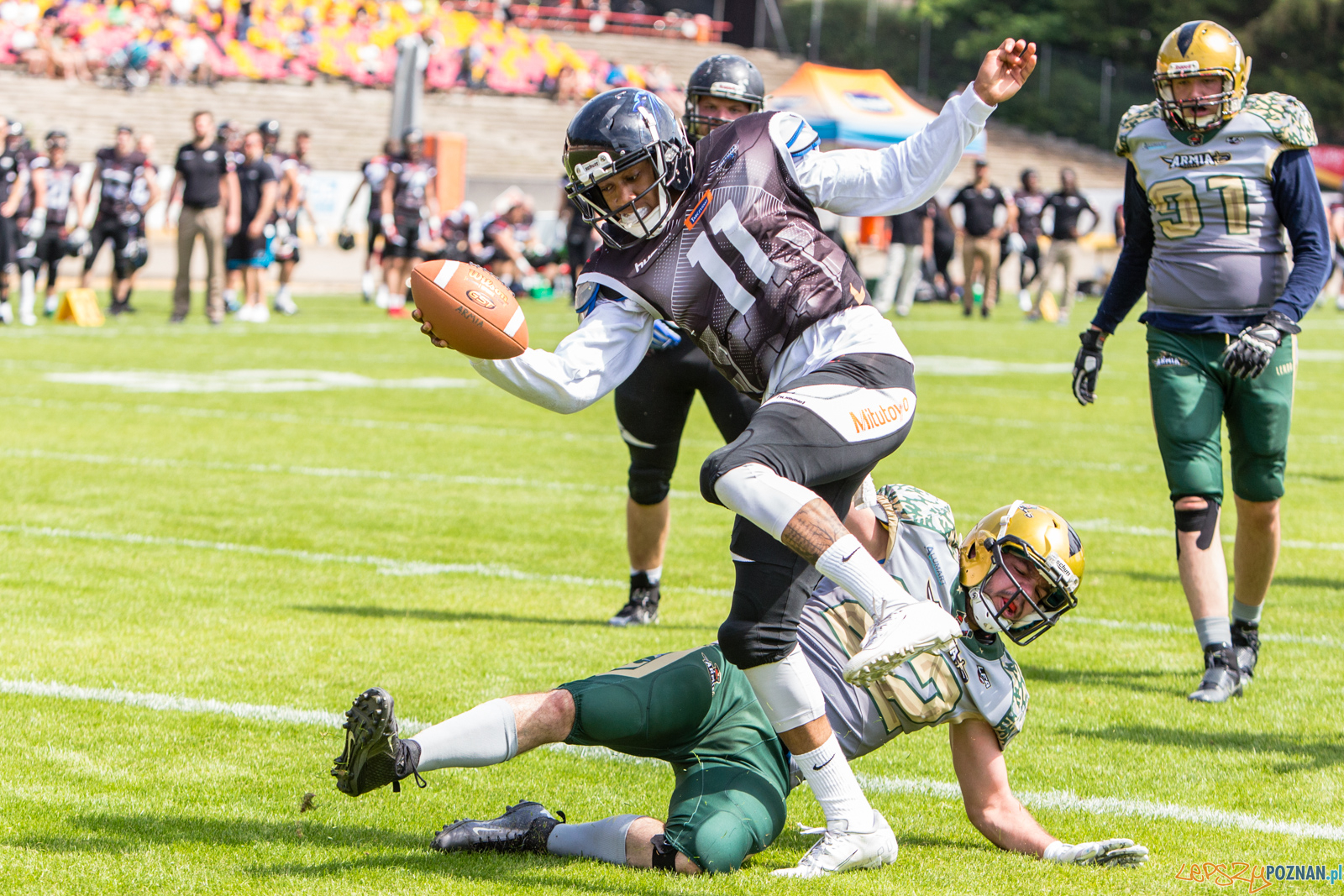 Armia Poznań - Wrocław Panthers 14:42 - Poznań 2.06.2019 r. Foto: LepszyPOZNAN.pl / Paweł Rychter Armia Poznań - Wrocław Panthers 14:42 - Poznań 2.06.2019 r. Foto: LepszyPOZNAN.pl / Paweł Rychter