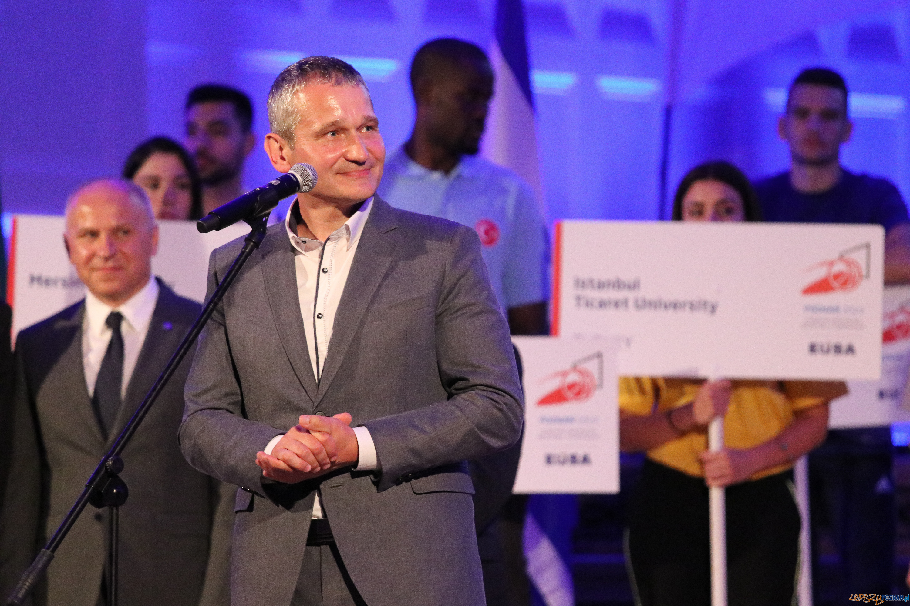 otwarcia Akademickich Mistrzostw Europy w koszykówce Foto: materiału prasowe / Dawid Szafraniak otwarcia Akademickich Mistrzostw Europy w koszykówce Foto: materiału prasowe / Dawid Szafraniak